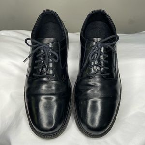 Deer Stags Men's Size 8.5W  Waterproof Leather Black Dress Shoes